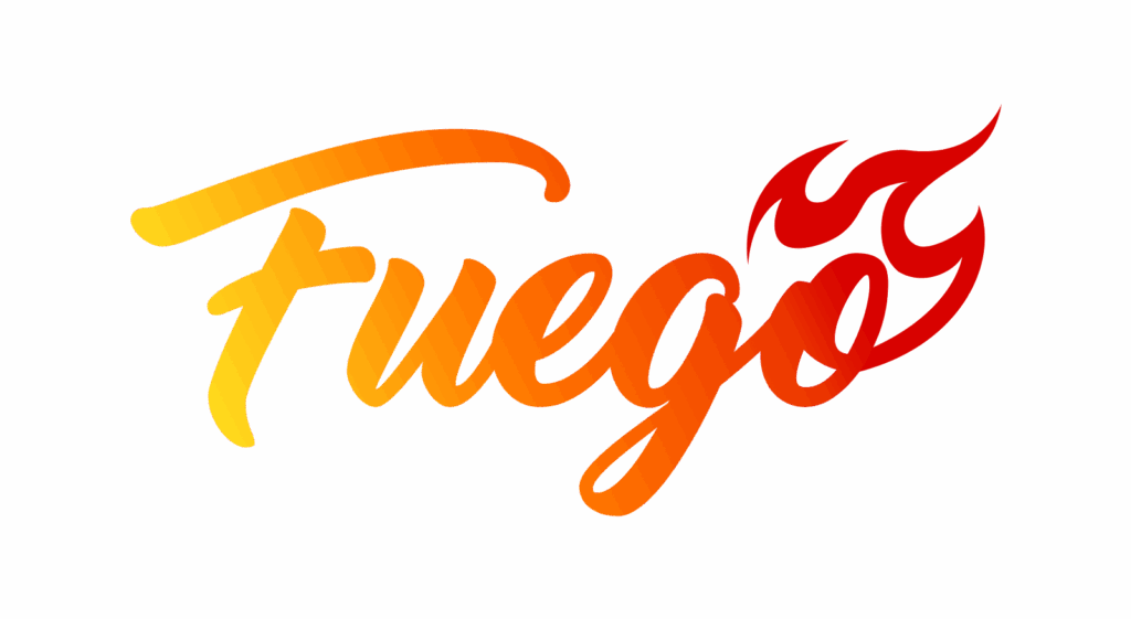 Logo de Zapatillas Fuego, tienda de zapatillas de baile con 10% de descuento para socios BCLD.