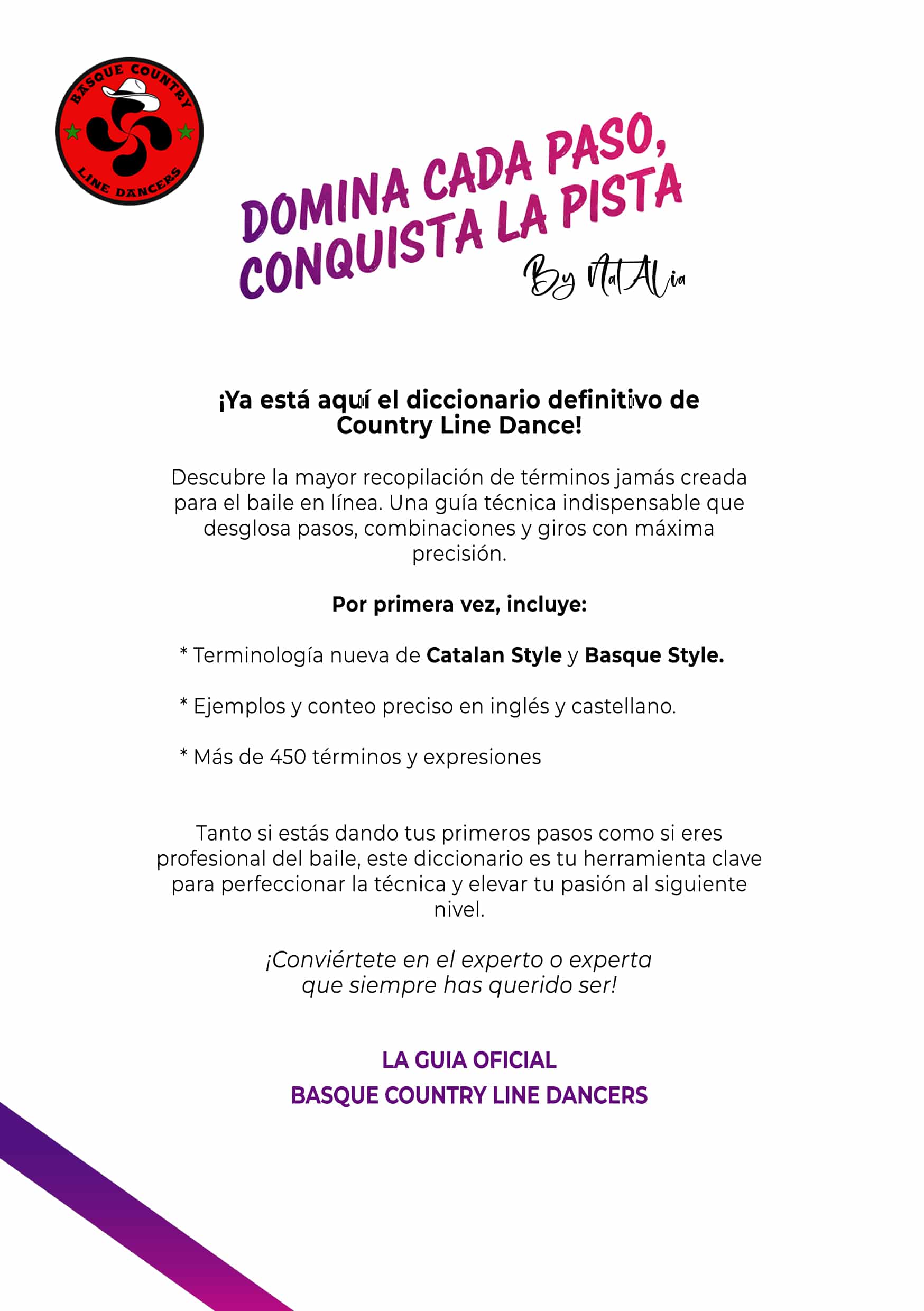 contraportada el gran diccionario del line dance