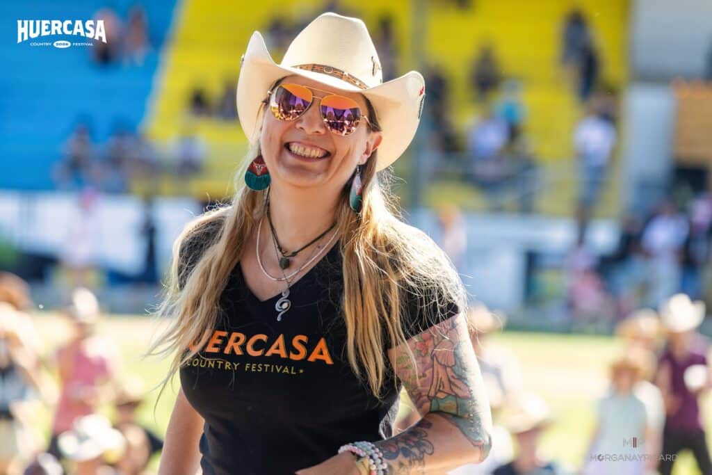 Natalia, profesora de AWLDE (foto de Huercasa)